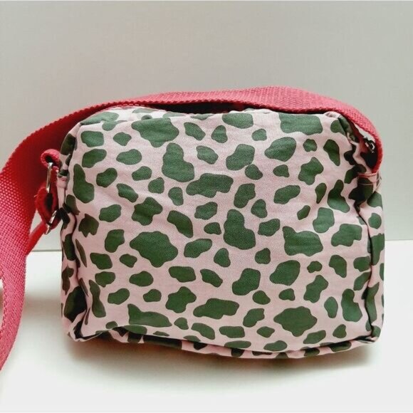KIPLING Crossbody Shoulder Bag Cheetah Animal Print Pink - Picture 8 of 16